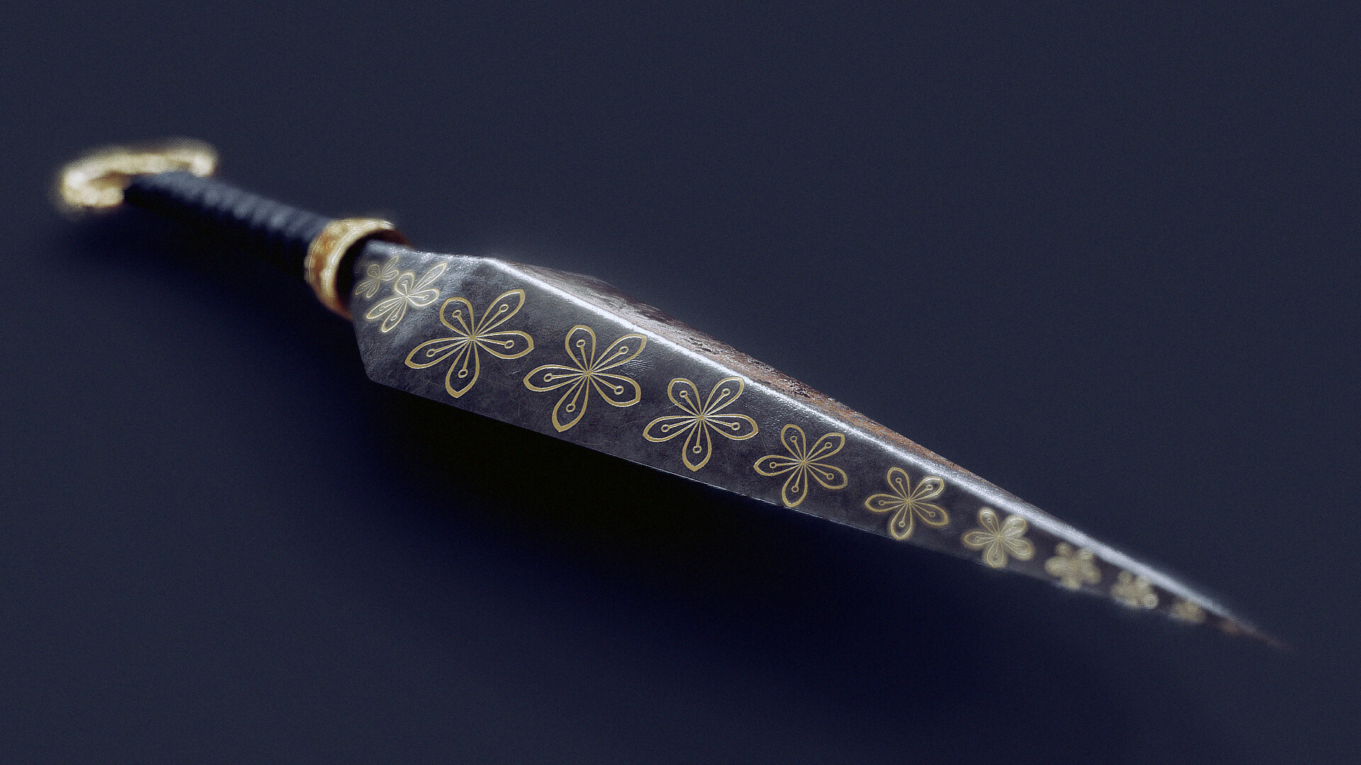 Sakura Kunai render preview